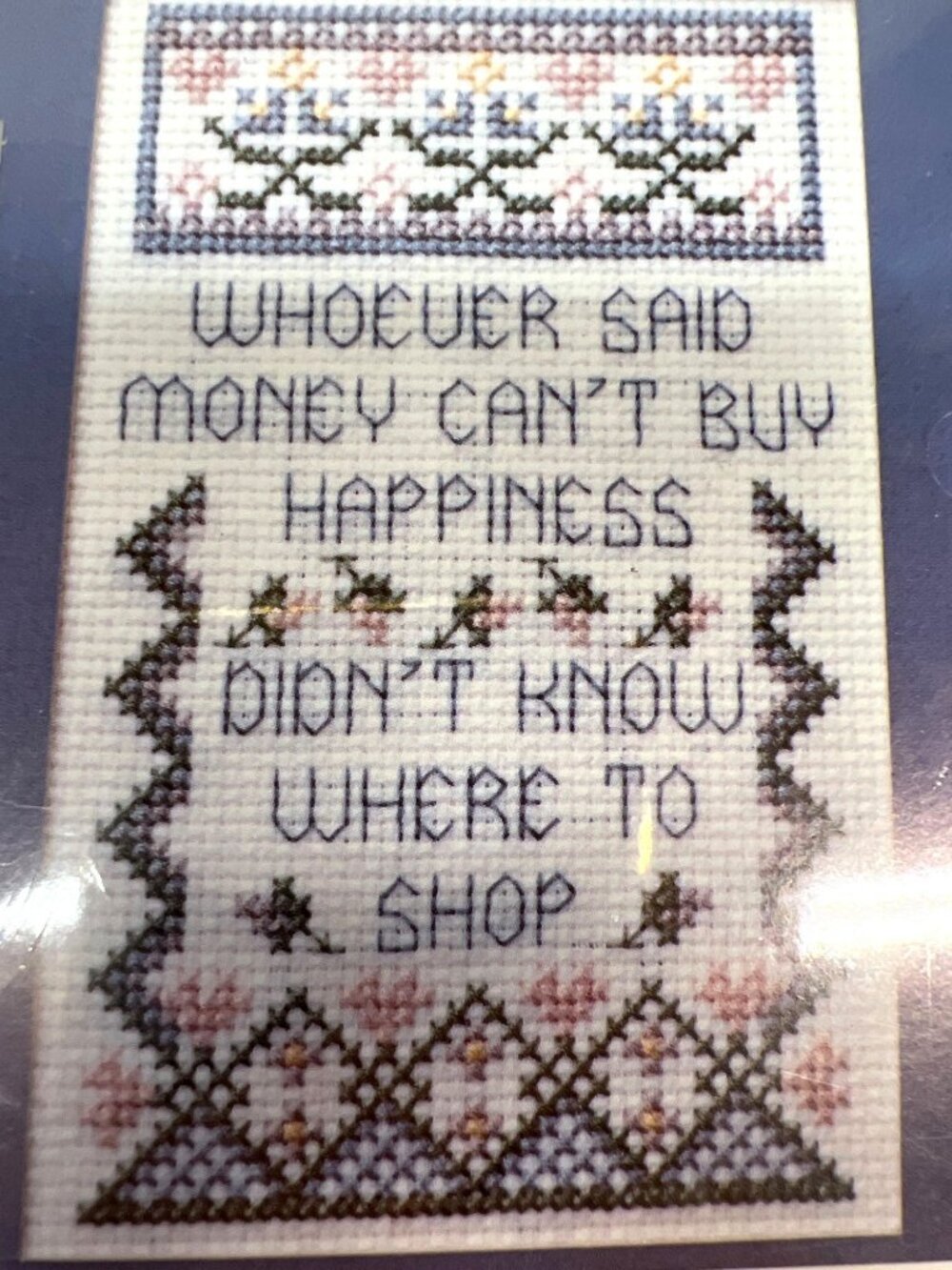 Stoney Creek Notable Quotables Counted Cross Stitch Kit Mat Easel Included